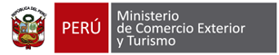 Logotipo del Ministerio de Comercio Exterior y Turismo